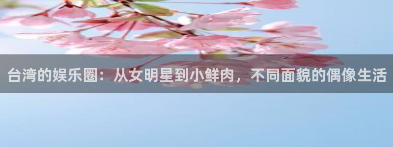 fun88·乐天堂：台湾的娱乐圈：从女明星到小鲜肉，不同面貌的偶像生活